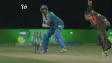 M3: SRH vs PWI – Rahul Sharma Wicket