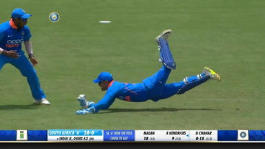 Ishan Kishan's one-handed stunner