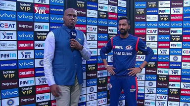 M56: MI vs KKR – Krunal Pandya Interview