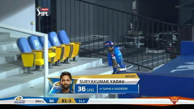M56: SRH vs MI – Suryakumar Yadav Wicket