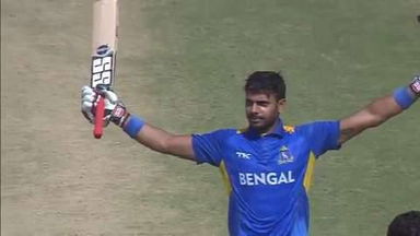 Vijay Hazare 2014-15: QF - Bengal vs Vidarbha - Manoj Tiwary 130