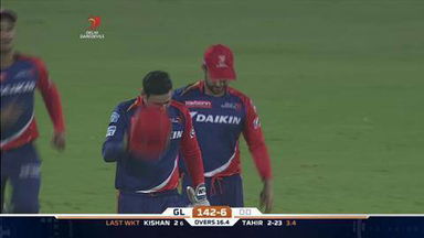M23: DD vs GL – Dinesh Karthik Wicket