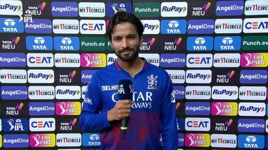 M30: RCB vs SRH – Rajat Patidar Interview