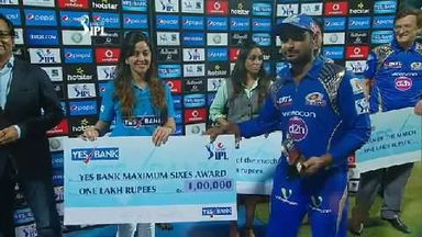 M32: MI vs RR – Yes Bank Maximum Sixes