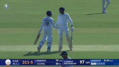 Ranji Trophy 2025-26, Saurashtra vs Karnataka: Shreyas Gopal's gritty knock of 56(95)