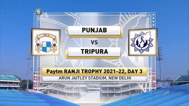 Ranji Trophy 2021-22, Punjab v Tripura, Day 3: Match Highlights