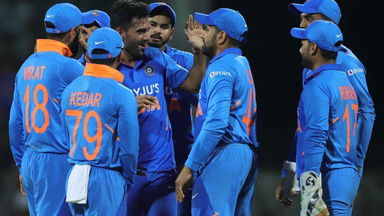 IND vs WI 2019, 1st ODI: Fall of wickets