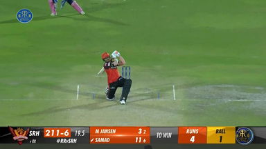 M52: RR vs SRH – Abdul Samad Six