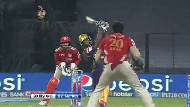 M44: KKR vs KXIP – Andre Russell Six