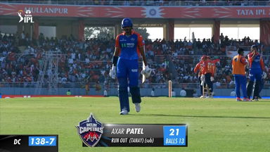M02: PBKS vs DC –  Axar Patel Wicket