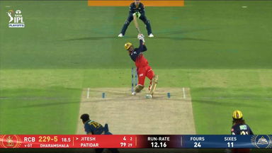 IPL 2026 Q1: RCB vs GT - Jitesh Sharma Six