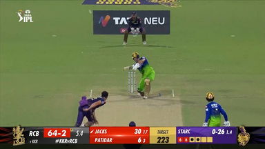 M36: KKR vs RCB – Will Jacks Six