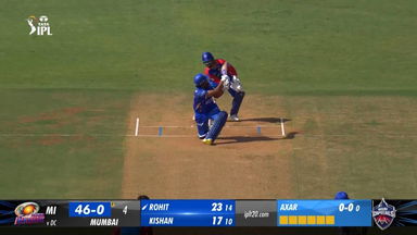 M20: MI vs DC – Rohit Sharma Six