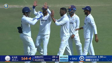 Ranji Trophy 2025-26, Saurashtra vs Karnataka, Day 4: Match Highlights