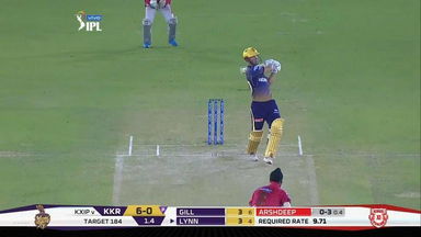 M52: KXIP vs KKR – Chris Lynn Six