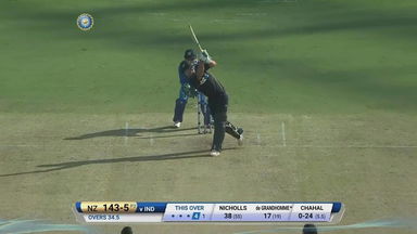 IND vs NZ 2017, 2nd ODI: Colin de Grandhomme Six