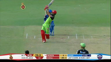 M20: RCB vs DC –  Moeen Ali Six