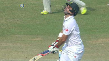 1ST TEST: IND vs SA – Dean Elgar Wicket