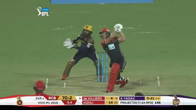 M03: KKR vs RCB – AB de Villiers Six