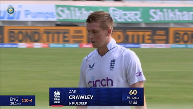 IND vs ENG 2024, 4TH Test: Zak Crawley Wicket