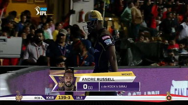 M29: RCB vs KKR – Andre Russell Wicket