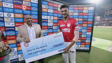 M8: KXIP vs RCB – Man of the Match – Axar Patel
