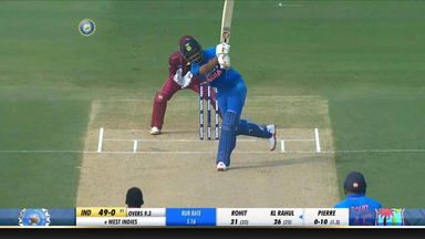 IND vs WI 2019, 2nd ODI: KL Rahul Six