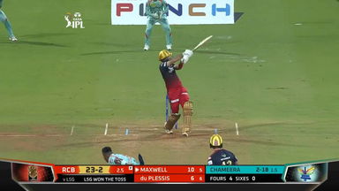 M31: LSG vs RCB – Glenn Maxwell Six