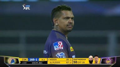 4, 6, OUT - Narine's comeback