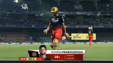 M31: LSG vs RCB – Suyash S Prabhudessai Wicket