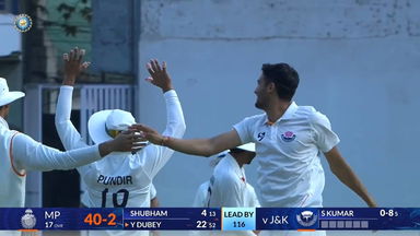 Ranji Trophy 2026-27, JKCA vs MPCA: Madhya Pradesh 2nd Innings Fall of Wickets
