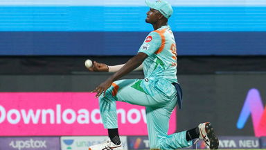 Jason Holder's full stretch gets Maxwell out caught