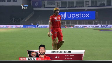 M29: PBKS vs DC – Shahrukh Khan Wicket