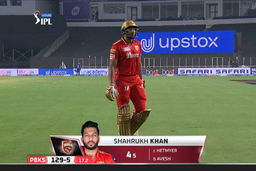 M29: PBKS vs DC – Shahrukh Khan Wicket