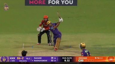 IPL 2025 M15: KKR vs SRH - Angkrish Raghuvanshi Six