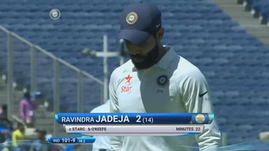 IND vs AUS 2017 - 1st Test Day 2 : Ravindra Jadeja Wicket