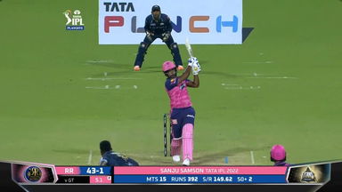 Q1: GT vs RR – Sanju Samson Six