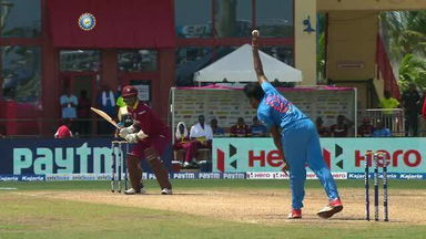 2ND T20I: IND vs WI – Marlon Samuels Wicket