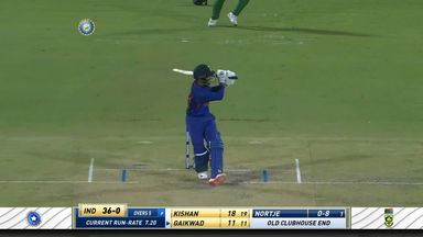 IND vs SA 2022, 1ST T20I: Ruturaj  Gaikwad Six