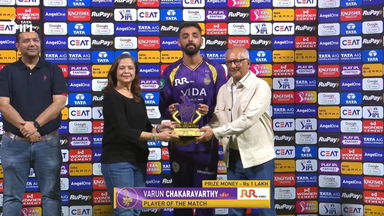 IPL 2026 M28: KKR vs RR - Player of the Match - Varun Chakaravarthy