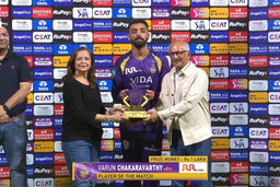 IPL 2026 M28: KKR vs RR - Player of the Match - Varun Chakaravarthy