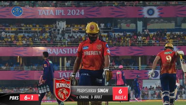 M65: RR vs PBKS – Prabhsimran Singh Wicket
