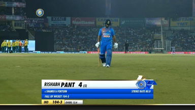 IND vs SA 2019, 2nd T20I: Rishabh Pant Wicket