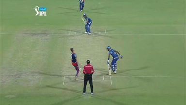 M17: DD vs MI – Rohit Sharma Wicket