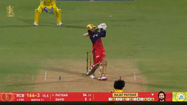 IPL 2026 M11: RCB vs CSK - Rajat Patidar Six