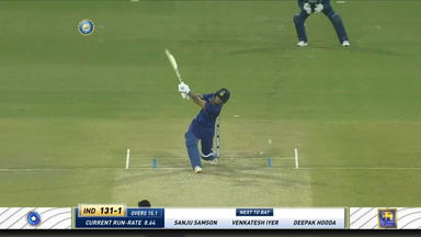 IND vs SL 2022, 1ST T20I: Ishan Kishan Six
