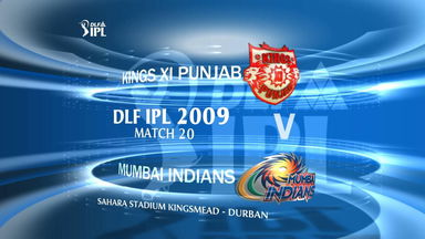 IPL 2009 Match 20 Highlights KXIP vs MI