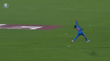 Leap of faith: Harmanpreet Kaur's sensational one-handed screamer