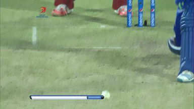 M21: DD vs MI – Unmukt Chand Wicket
