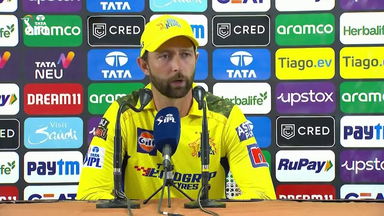 We are very lucky to have MS Dhoni with the gloves on: Devon Conway
